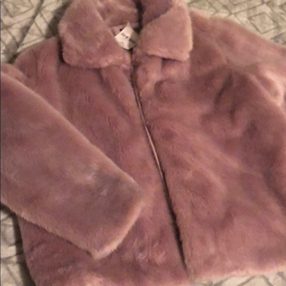 Lavender Fur Coat